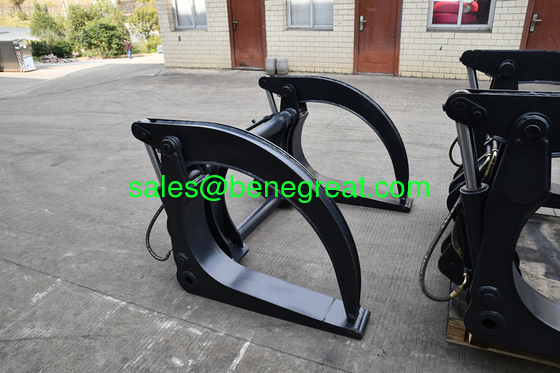 BENE log grapple front loader log clamp for 5ton wheel loader attachment supplier