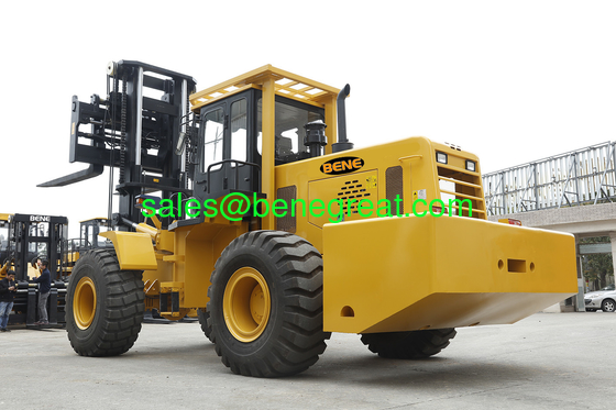 Chinese 15ton 16ton all terrain forklift 16ton 4x4 articulated forklift rough terrain with triplex mast cheap price supplier