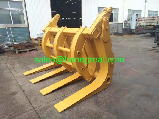 BENE 5ton wheel loader attachment log grapple wood clamp for timber loading supplier