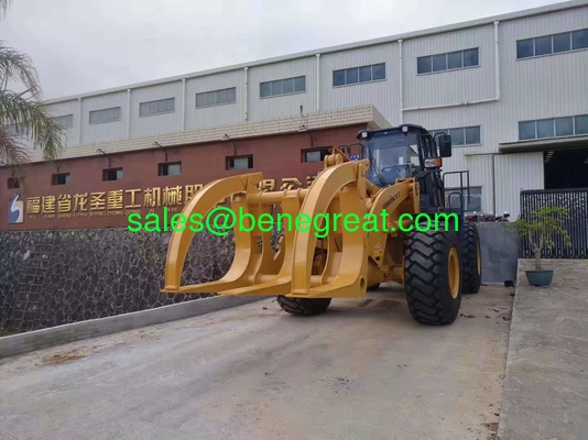 BENE 5ton wheel loader attachment log grapple wood clamp for timber loading supplier