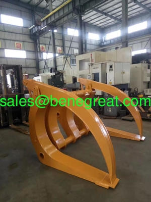 BENE 5ton wheel loader attachment log grapple wood clamp for timber loading supplier