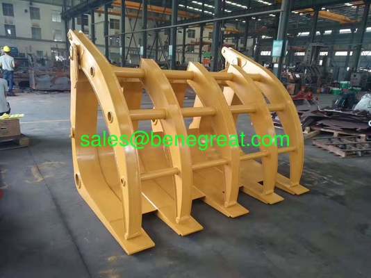 BENE 5ton wheel loader attachment log grapple wood clamp for timber loading supplier