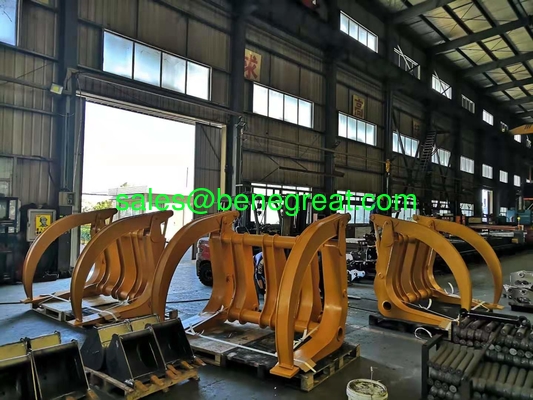 wheel loader attachment front wheel loader attachments log grapples for LIUGONG SDLG XCMG loaders supplier