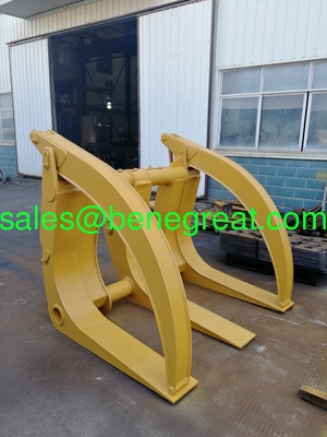 Caterpillar wheel loader attachment log grapple wood clamp for volvo wheel loaders supplier