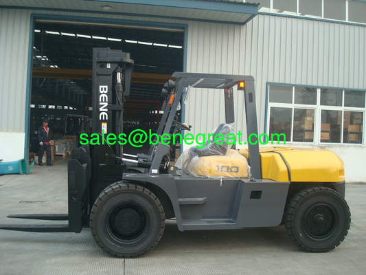 BENE 10ton forklift truck VS TCM 10 ton diesel forklift with free mast supplier