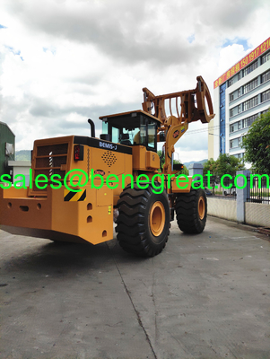 5ton to 25ton wood atv log loader with Cummins engine 8ton/10ton/12ton15ton wheel loader with grapples attachments supplier