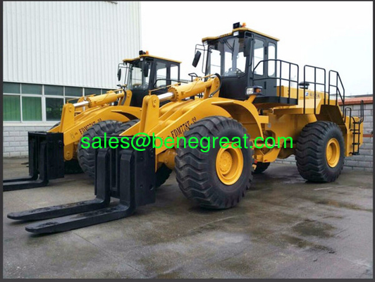 Chinese 32ton wheel loader 36ton diesel forklift with Cummins engine for sale supplier