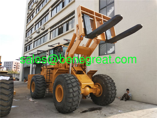Chinese 32ton wheel loader 36ton diesel forklift with Cumins engine for sale supplier