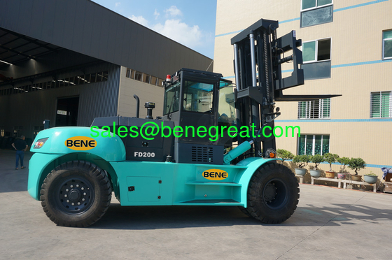 20 ton diesel forklift FD200 with ZF transmission automatic transmission for sale supplier