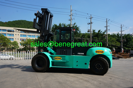 20 ton diesel forklift FD200 with ZF transmission automatic transmission for sale supplier