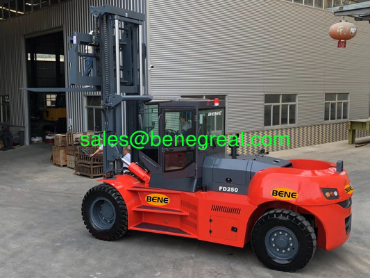 25 tons heavy diesel forklift factory 25tons to 28ton/30tons container reach stacker with Cummins engine supplier