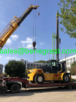 32ton heavy duty forklift with Cummins engine 32ton container reach stacker 32ton container forklift supplier