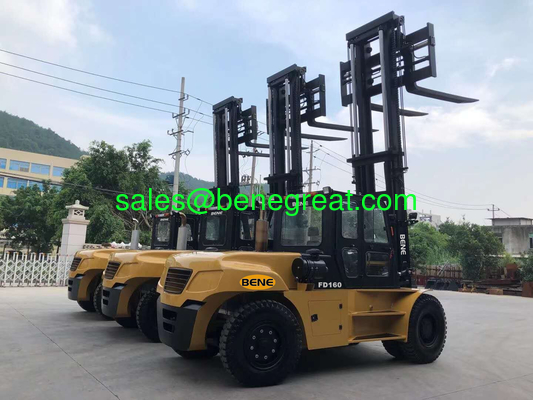 BENE 16ton FD160 diesel forklift truck 16ton diesel forklift truck with Cummins engine supplier