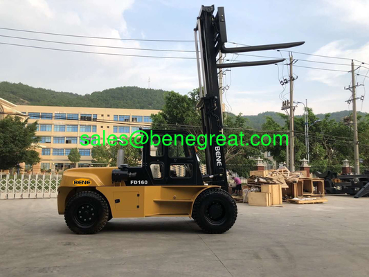 BENE 16ton FD160 diesel forklift truck 16ton diesel forklift truck with Cummins engine supplier