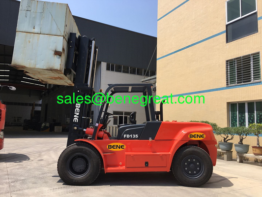 BENE hot sale 13.5 ton diesel forklift with Cummins engine 13.5 ton forklift for material handling supplier