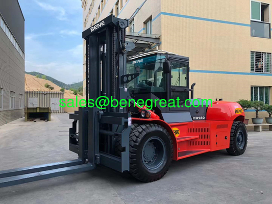 hot sale 15ton /16ton FD150 diesel forklift truck 15 ton heavy diesel forklift with cabin supplier