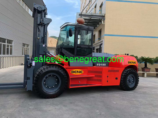 Chinese hot sale 18ton diesel forklift FD180 container forklift with duplex mast for sale supplier