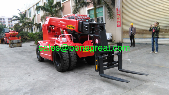 2.5 ton telehandler 2.5 ton telescopic forklift with Cummins engine 7000 mm lifting height supplier