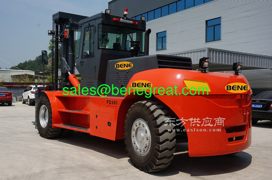 brand new 25Ton to 28Ton diesel forklift 25 Ton forklift truck with free mast for steel coil handling supplier