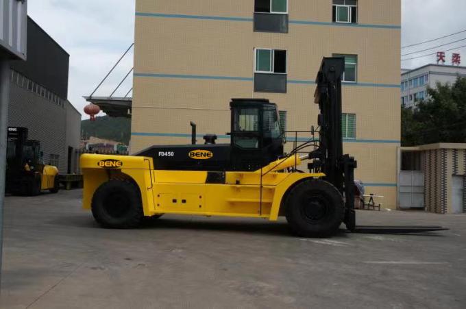 Chinese biggest diesel forklift 45ton heavy duty forklift 45ton container forklift truck with side shifter