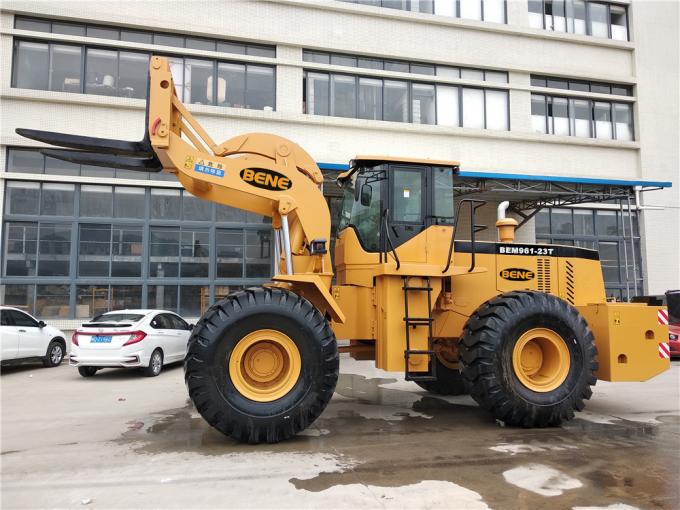 Chinese 23ton forklift loader 23ton diesel forklift 23ton wheel loader with Cummins engine for sale